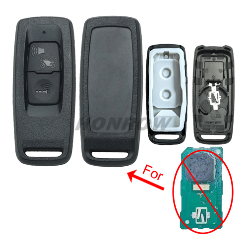 For Honda Motorcycle 2 Button Remote Key Shell