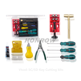 The Vtool key cutting kits offer a standardized, fast, and safe way to remove the shells of vw, Audi, and Porsche 5C/5D keys, it enabling the extraction of the key board forreading and writing. Thus significantly reduces the risk of damaging the key shells