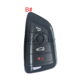 For high quality black color BMW G Series 4 button Car Remote Key Shell