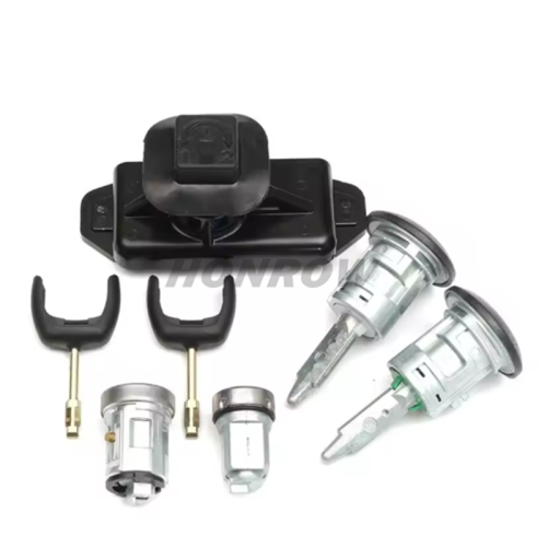 Complete Lock Set Door Lock Ignition Lock Cylinder Set 4874508 6C1AV22050XB For Ford Transit MK7 2006-2011