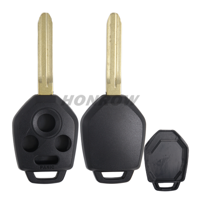 For Subaru 3 button remote Key Shell with TOY43 blade