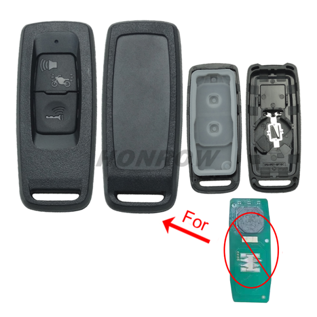 For Honda Motorcycle 2 Button Remote Key Shell