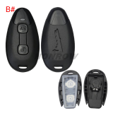 For Piaggio 2 button motorcycle key blank