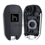 For Peugeot 3 button remote keys chip PCF 7941(TITAG2) 46 chip with HU83 blade 434MHZ HELLA 5FA010 353-20 CMIIT ID:2013DJ0113   9807343377 00