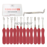HUK 12-in-1 Stainless Steel Quick Scissor Kit Professional Locksmith Tool Set