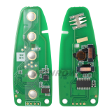 For Ford 5 button keyless remote key with 46 PCF7945A/PCF7953A HITAG PRO chip-315mhz ASK model FCCID:M3N5WY8609
