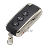For Bentley high quality 3+1 button remote key blank