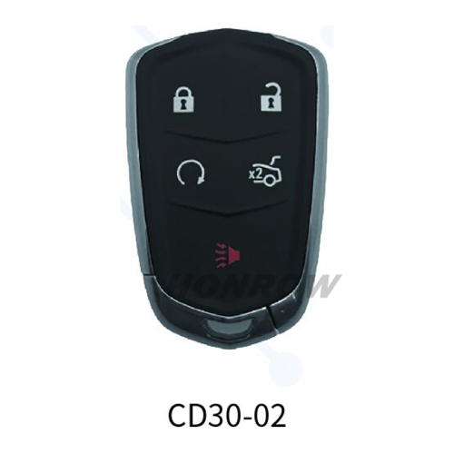 Lonsdor smart key For Cadillac CD30-02 4+1 button smart key Support ID46 ID49 ID4A chip,Frequency 315/433.92Mhz