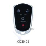 Lonsdor smart key For Cadillac CD30-01 3+1 button smart key Support ID46 ID49 ID4A chip,Frequency 315/433.92Mhz