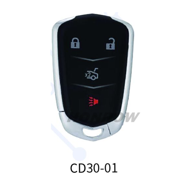 Lonsdor smart key For Cadillac CD30-01 3+1 button smart key Support ID46 ID49 ID4A chip,Frequency 315/433.92Mhz