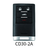 Lonsdor smart key For Cadillac CD30-2A 3+1 button smart key Support ID46 ID49 ID4A chip,Frequency 315/433.92Mhz