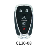 Lonsdor smart key For Chevrolet CL30-08 4+1 button smart key Support ID46 ID49 ID4A chip,Frequency 315/433.92Mhz