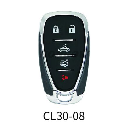 Lonsdor smart key For Chevrolet CL30-08 4+1 button smart key Support ID46 ID49 ID4A chip,Frequency 315/433.92Mhz