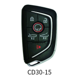 Lonsdor smart key For Cadillac CD30-15 4+1 button smart key Support ID46 ID49 ID4A chip,Frequency 315/433.92Mhz