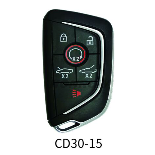Lonsdor smart key For Cadillac CD30-15 4+1 button smart key Support ID46 ID49 ID4A chip,Frequency 315/433.92Mhz