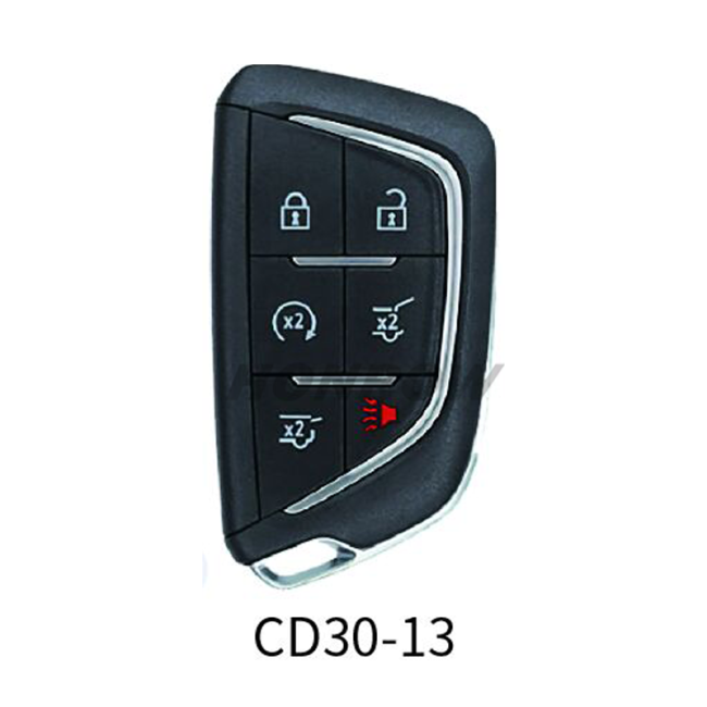 Lonsdor smart key For Cadillac CD30-13 5+1 button smart key Support ID46 ID49 ID4A chip,Frequency 315/433.92Mhz