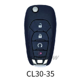 Lonsdor smart key For Chevrolet CL30-35 3+1 button smart key Support ID46 ID49 ID4A chip,Frequency 315/433.92Mhz