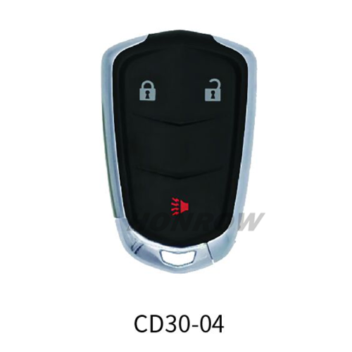 Lonsdor smart key For Cadillac CD30-04 2+1 button smart key Support ID46 ID49 ID4A chip,Frequency 315/433.92Mhz