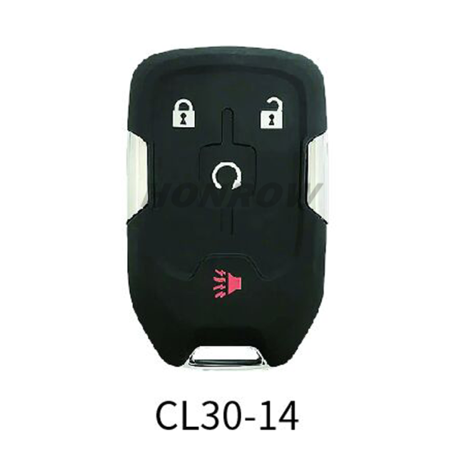 Lonsdor smart key For Chevrolet CL30-14 3+1 button smart key Support ID46 ID49 ID4A chip,Frequency 315/433.92Mhz