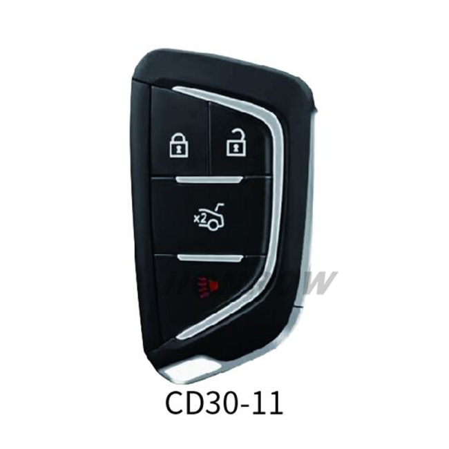 Lonsdor smart key For Cadillac CD30-11 3+1 button smart key Support ID46 ID49 ID4A chip,Frequency 315/433.92Mhz