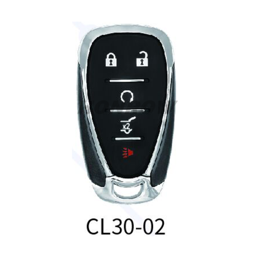  Lonsdor smart key For Chevrolet CL30-02 4+1 button smart key Support ID46 ID49 ID4A chip,Frequency 315/433.92Mhz