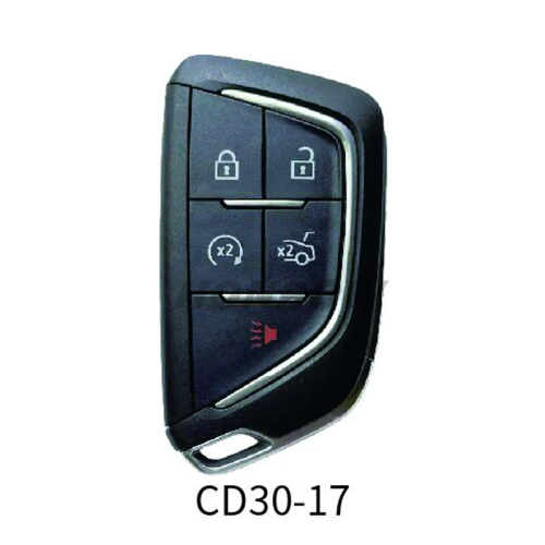Lonsdor smart key For Cadillac CD30-17 4+1 button smart key Support ID46 ID49 ID4A chip,Frequency 315/433.92Mhz