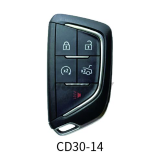 Lonsdor smart key For Cadillac CD30-14 4+1 button smart key Support ID46 ID49 ID4A chip,Frequency 315/433.92Mhz