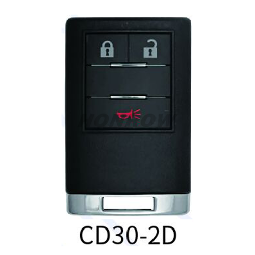 Lonsdor smart key For Cadillac CD30-2D 2+1 button smart key Support ID46 ID49 ID4A chip,Frequency 315/433.92Mhz