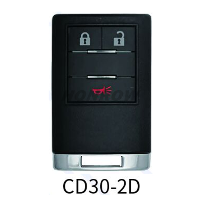 Lonsdor smart key For Cadillac CD30-2D 2+1 button smart key Support ID46 ID49 ID4A chip,Frequency 315/433.92Mhz