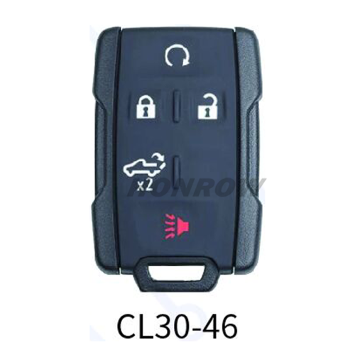 Lonsdor smart key For Chevrolet CL30-46 4+1 button smart key Support ID46 ID49 ID4A chip,Frequency 315/433.92Mhz