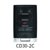 Lonsdor smart key For Cadillac CD30-2C 4+1 button smart key Support ID46 ID49 ID4A chip,Frequency 315/433.92Mhz