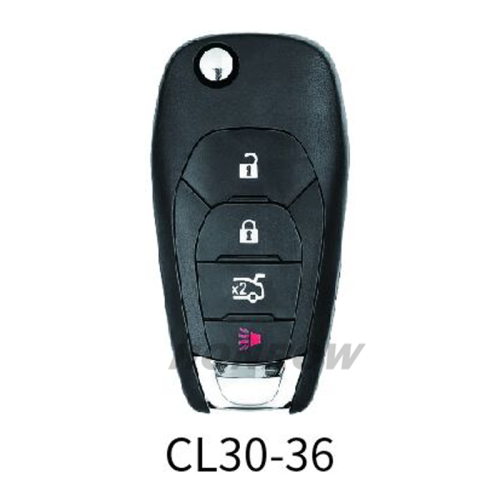Lonsdor smart key For Chevrolet CL30-36 3+1 button smart key Support ID46 ID49 ID4A chip,Frequency 315/433.92Mhz