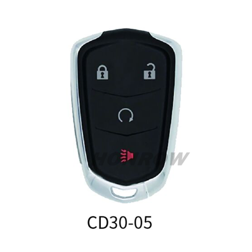 Lonsdor smart key For Cadillac CD30-05 3+1 button smart key Support ID46 ID49 ID4A chip,Frequency 315/433.92Mhz
