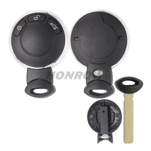 For BMW MINI 3 Button remote key blank