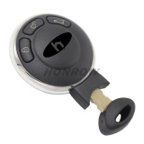 For BMW MINI 3 Button remote key blank ,the battery place on the back