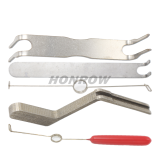 Tension Wrench Locksmith Replacement Turning Tool / Double Head Tension Wrench Combination Llocksmith Tool