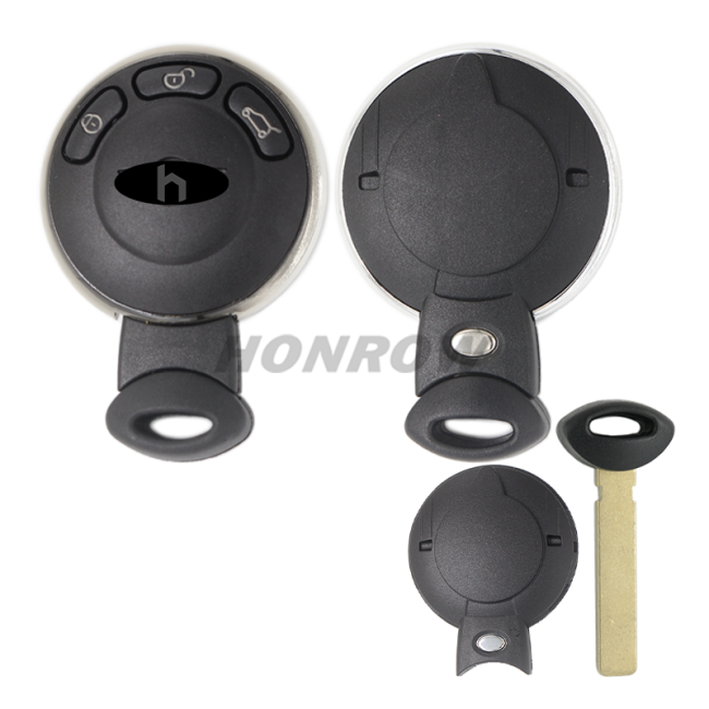 For BM MINI 3 Button remote key blank