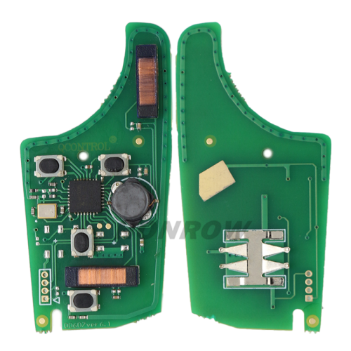 For Chevrolet 3 Button Keyless remote key with 433mhz 46E PCF7952E/NCF297xETT HITAG2 Extended Chip