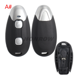 For Piaggio 2 button motorcycle key blank without logo