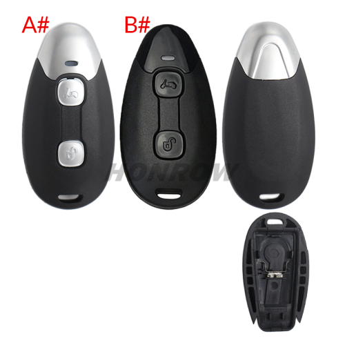 For Piaggio 2 button motorcycle key blank without logo