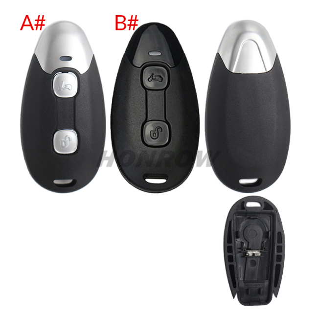 For Piaggio 2 button motorcycle key blank without logo