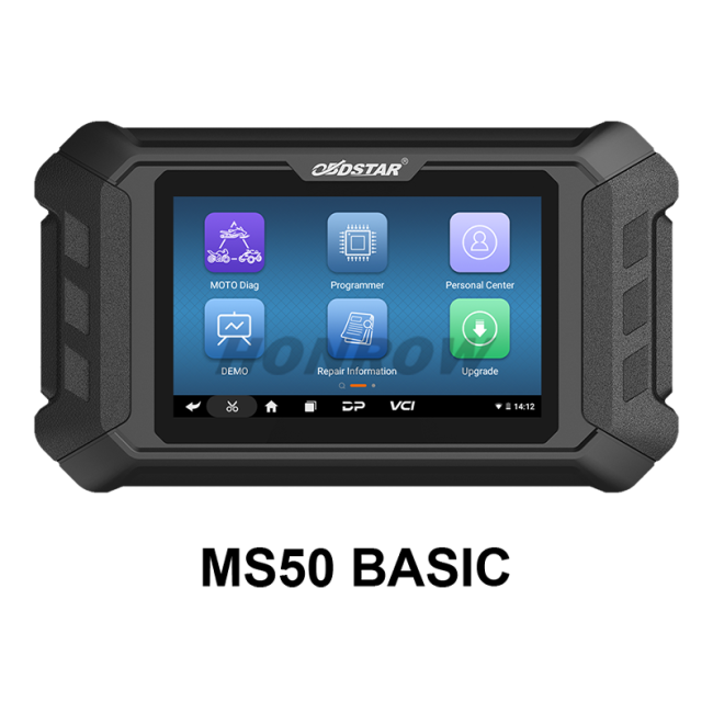 OBDSTAR MS50 Basic Version Supporting Moto Diag, Odometer Recalibration, Tuning.Supporting Moto Diag, Odometer Recalibration. It can be upgraded up to MS50 STD.