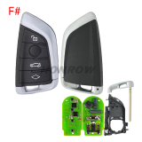 XHORSE universal smart key For BMW series XM38 Smart key  XSBMK1EN,support the full range of BMW F/G chassis