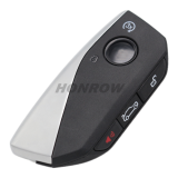 For BMW U-chassis 4 button Keyless-Go Remote Key with 434MHz ID49 chip with UWB function FCC:IYZBK1 For BMW X1 X2 5 7 Series U Model BDC2 BDC3 2022-2024
