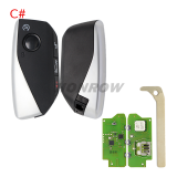 XHORSE universal smart key For BMW series XM38 Smart key  XSBMU1EN,support the full range of BMW F/G chassis