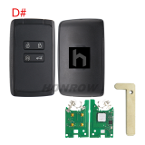 For Renault CAPTUR MEGANE ESPACE Clio 5 2024+ 4 button Smart Key 285E74878R with  433.92MHz FSK NCF29A1MTT / HITAG AES / 4A CHIP