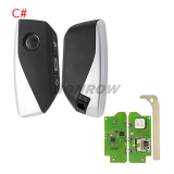 XHORSE universal smart key For BMW series XM38 Smart key  XSBMU1EN,support the full range of BMW F/G chassis