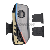 For BMW U-chassis 4 button Keyless-Go Remote Key with 434MHz ID49 chip with UWB function FCC:IYZBK1 For BMW X1 X2 5 7 Series U Model BDC2 BDC3 2022-2024