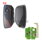 XHORSE universal smart key For BMW series XM38 Smart key  XSBMU1EN,support the full range of BMW F/G chassis