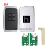 For Renault CAPTUR MEGANE ESPACE Clio 5 2024+ 4 button Smart Key 285E74878R with  433.92MHz FSK NCF29A1MTT / HITAG AES / 4A CHIP